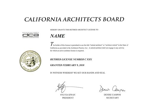 california architecture license lookup